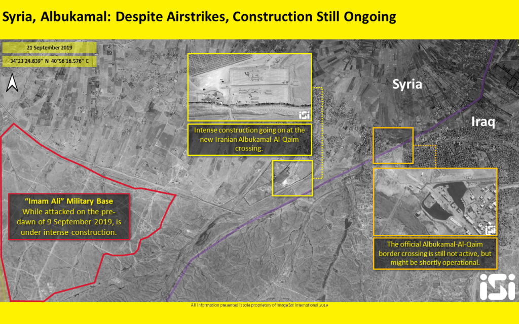 Ảnh vệ tinh phát hiện Iran xây cầu và căn cứ quân sự ở Đông Syria