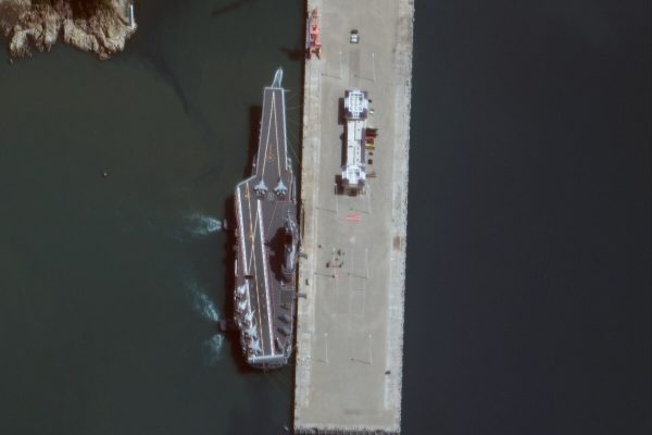 Satellite images reveal location of China’s first locally built aircraft carrier