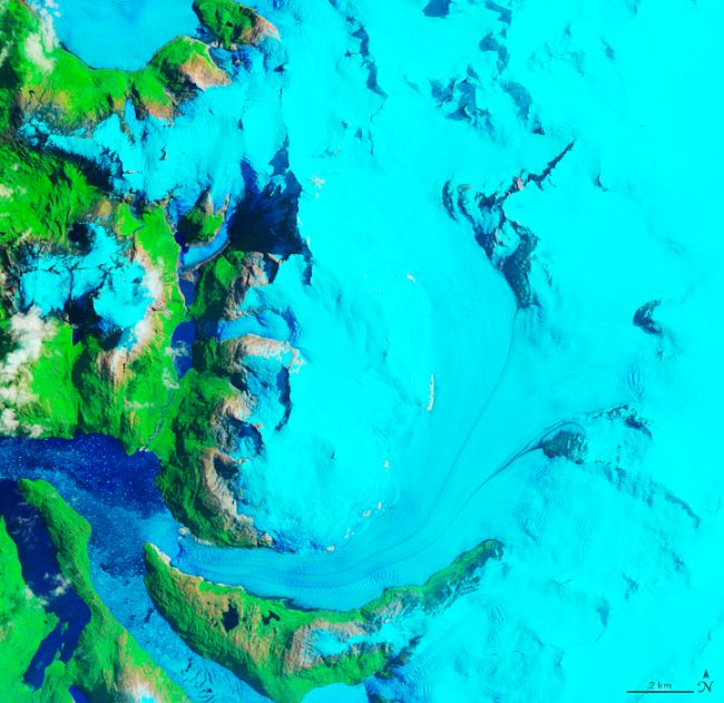Ảnh vệ tinh quản lý băng tan nhanh ở Patagonia trong 30 năm