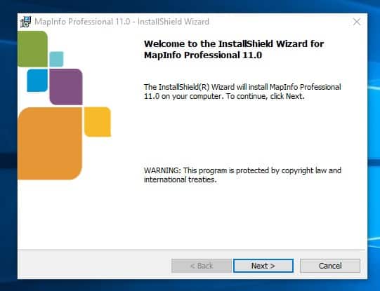 Hướng dẫn cài đặt phần mềm Mapinfo Professional 11.0 trên Windows